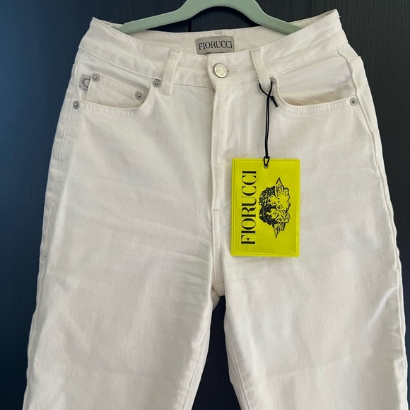 Fiorucci Angels white/cream jeans, size 25 - Picture 2 of 7
